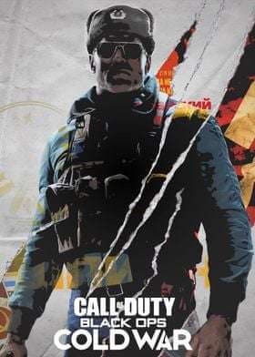 Call of Duty Black Ops Cold War постер